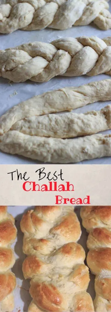 Homemade Challah bread pin