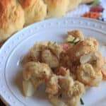 Vegetarian Challah Apple Stuffing | trialandeater.com