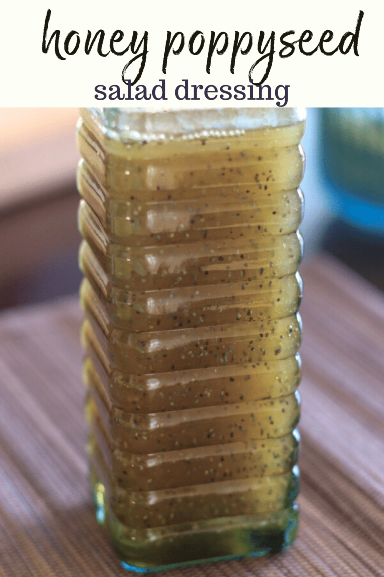 Honey Poppyseed Dressing 4 ingredients, glutenfree