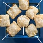 These baked brie pops will be a hit at any party! A great alternative to the traditional appetizer of cheese and crackers. | trialandeater.com