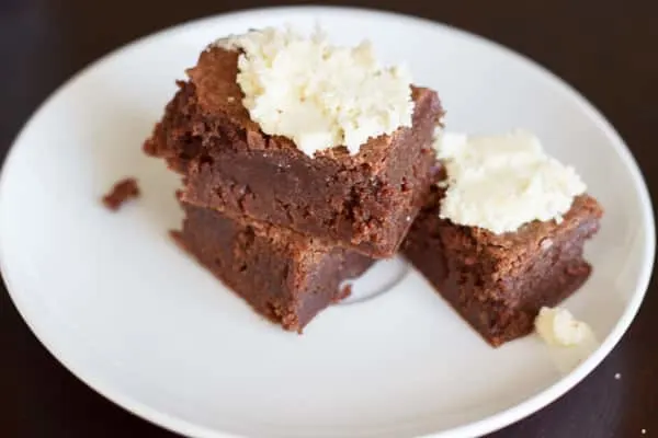 chocolate peppermint brownies