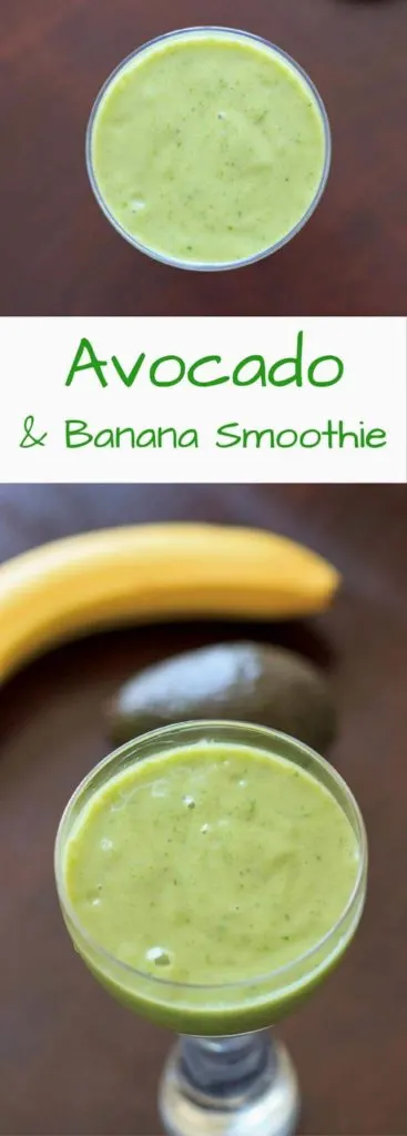 An avocado banana smoothie that is sure to brighten up your day! Creamy, fruity, and deliciously tasty AND good for you. Great way to mix up your typical green smoothie.