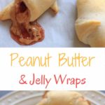 Peanut butter and jelly wraps - Warm toasted crescent rolls put a quick and easy spin on a traditional PB&J sandwich. Fun for all ages!