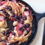 Berries stuffed inside delicious cinnamon swirl bread. Much easier than it looks!