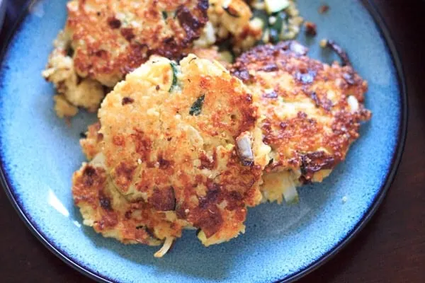 Wonderful veggie-friendly burger substitute. This quinoa burger will have your family asking for seconds!