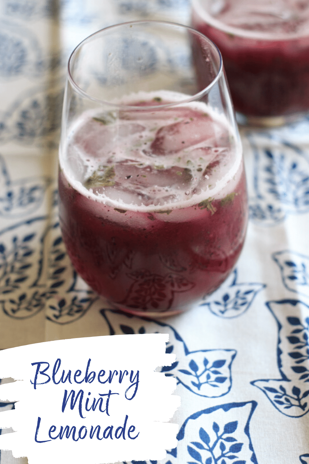 Blueberry Mint Lemonade 5 minute twist on the drink