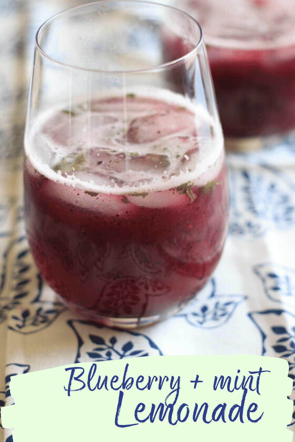 Blueberry Mint Lemonade 5 minute twist on the drink