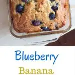 Blueberry banana bread - double the fruit and double the deliciousness! All the sweet slices will be gone before you know it.