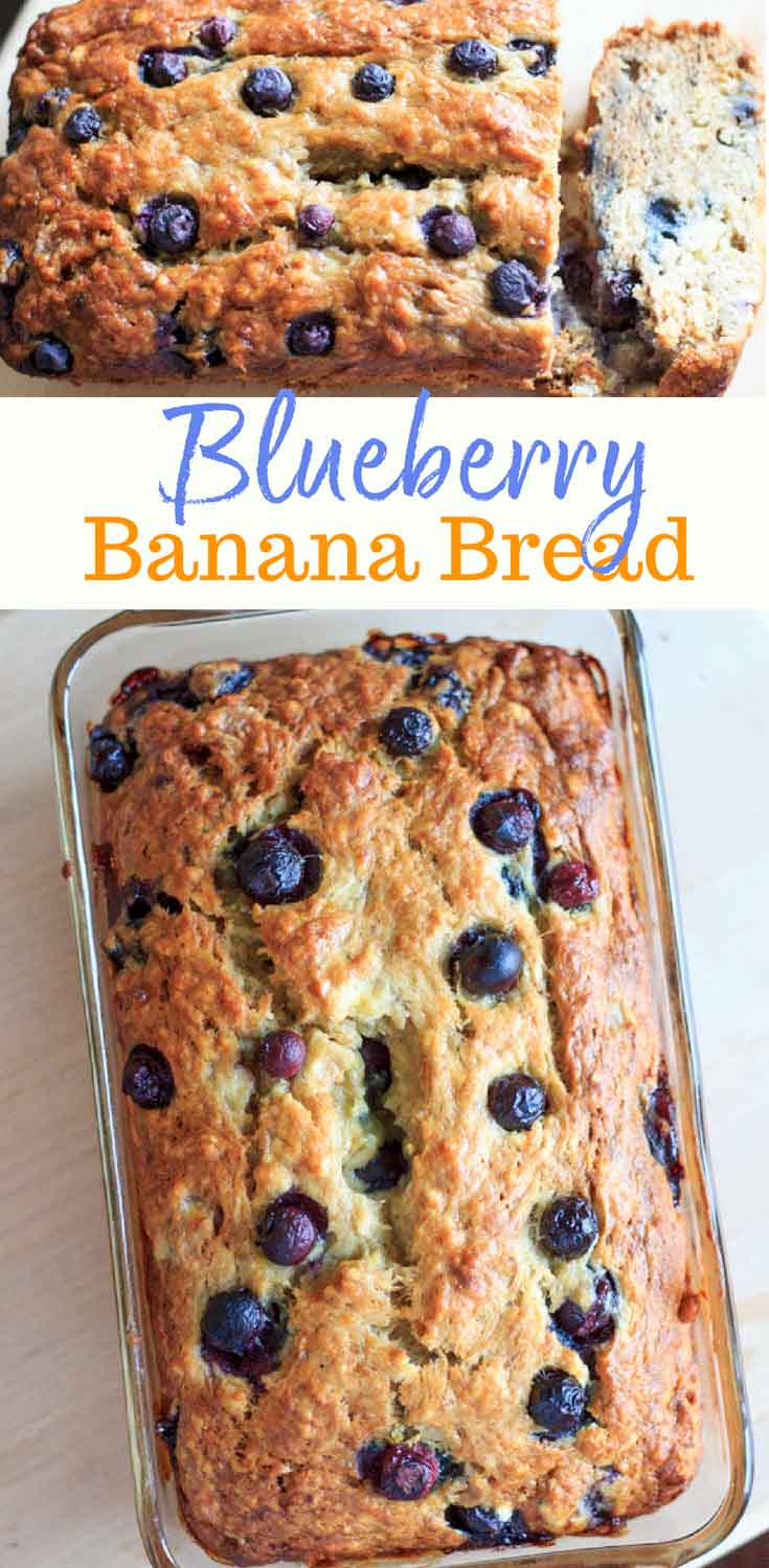 Blueberry banana bread pin
