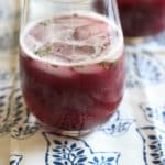 Blueberry mint lemonade - refreshing summer drink with fresh squeezed lemons, added flavor of blueberries, and extra kick of mint! | trialandeater.com