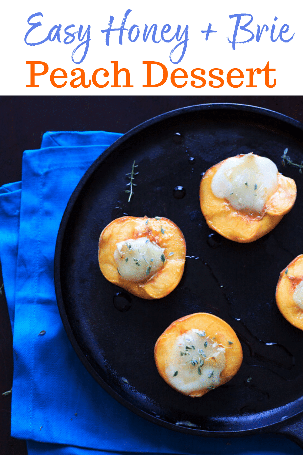 Honey Baked Peaches 4 ingredients, 15 minutes