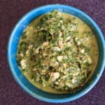 Basil spinach almond pesto. Don't have pine nuts? No problem! @trialandeater