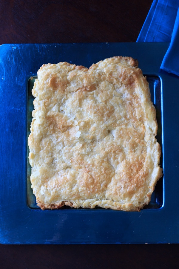 baked puff pastry 