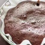 Skinny chocolate brownies made with applesauce and Greek yogurt that are almost cupcake-like in texture. These yummy, healthy (or at least healthier), easy brownies make for a great guilt-free dessert. | trialandeater.com