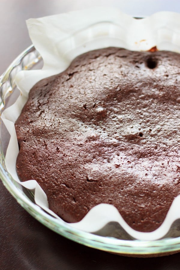 Skinny chocolate brownies made with applesauce and Greek yogurt that are almost cupcake-like in texture. These healthy (or at least healthier) brownies make for a great guilt-free dessert. | trialandeater.com