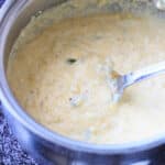 Spicy summer grits. Creamy grits with jalapeno and fresh corn. This will change how you feel about grits! @trialandeater