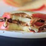 Apple cookies are a fun way to get your apple a day! Load up slices of apple with your favorite toppings for a sweet, satisfying, guilt-free snack!
