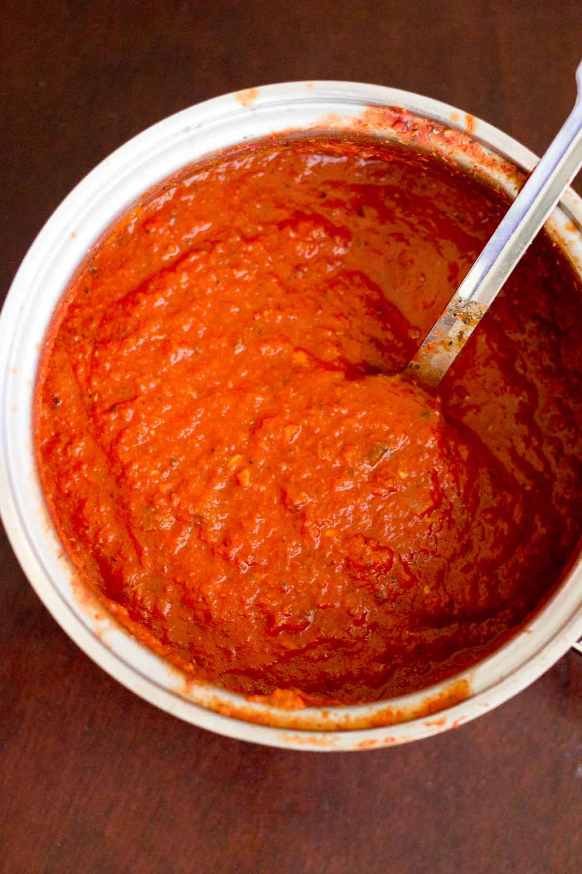 Homemade marinara sauce - vegan, gluten-free, customizable