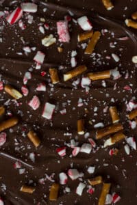 Peppermint thin bark, two ways. A delicious, simple peppermint bark with just a few ingredients! 