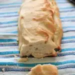 Good old fashioned Italian Bread. Very easy dough consistency and a great (vegan) addition to any meal!