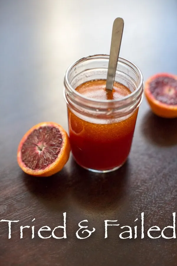 Sriracha & blood orange salad dressing