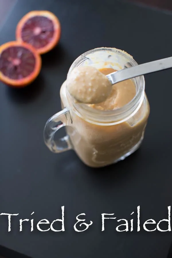 blood orange curd tried and failed