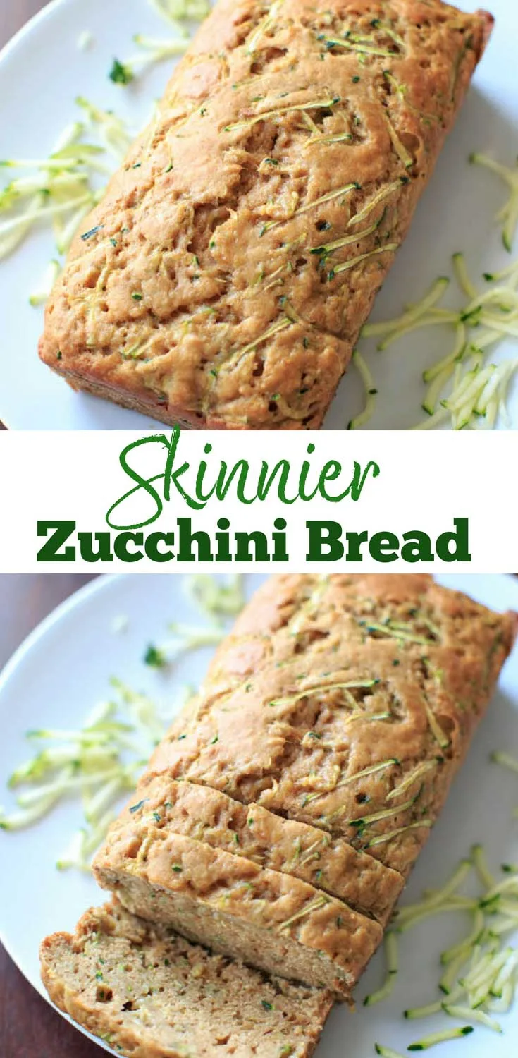 Skinnier Zucchini Bread pin