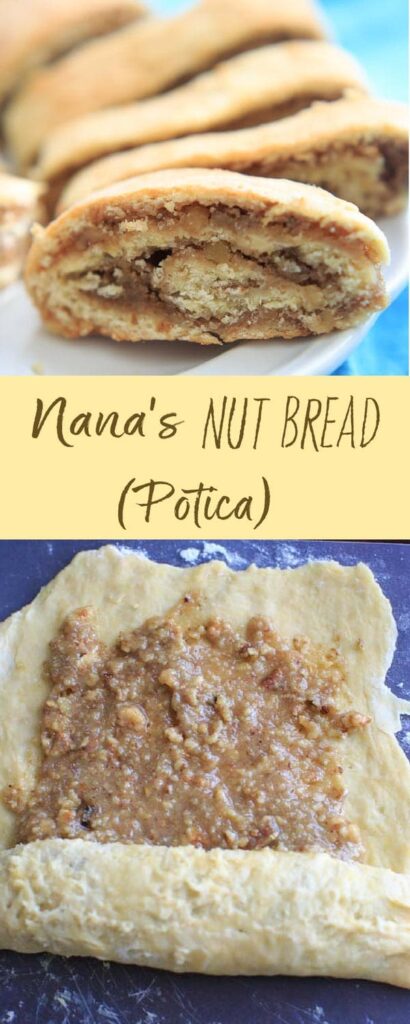 Slovenian nut roll potica recipe pin