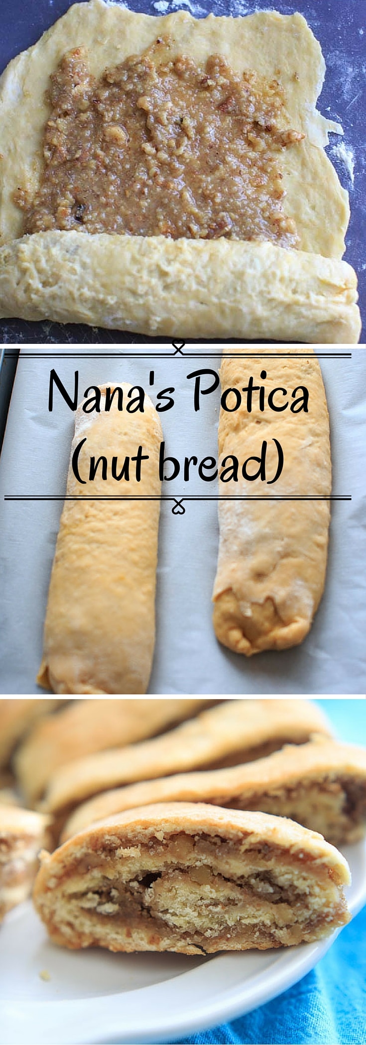 Nana's Potica - Slovenian nut roll for Easter and Christmas