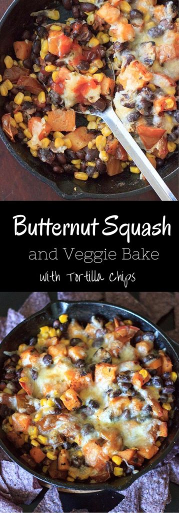 Butternut Squash and Veggie Bake pin