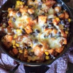 Butternut Squash and Veggie Bake - loaded with vegetables, topped with cheese and served with tortilla chips. Option to spice it up with jalapeno and hot sauce. Dinner is served!