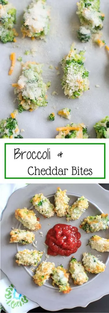 Broccoli Cheddar Bites - perfect snack or finger food for a delicious serving of veggies. Both kids and adults will love them!
