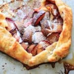 Puff Pastry Plum Galette - deliciously simple dessert that takes only minutes to throw together.