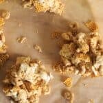 Fluffernutter Cereal Snack Bars - make these delicious treats with gluten-free Cheerios and Chex - peanut butter, marshmallow cream and optional chocolate!