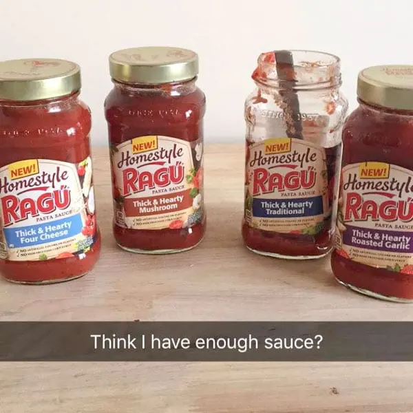 Ragu homestyle sauce - 4 flavors