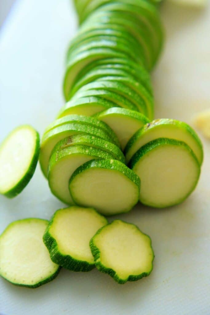 Baked Parmesan Zucchini Chips - a healthy and flavorful snack that is a great way to get more veggies on your plate.