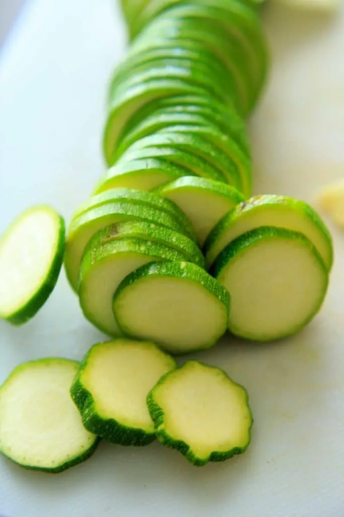 Baked Parmesan Zucchini Chips - a healthy and flavorful snack that is a great way to get more veggies on your plate.