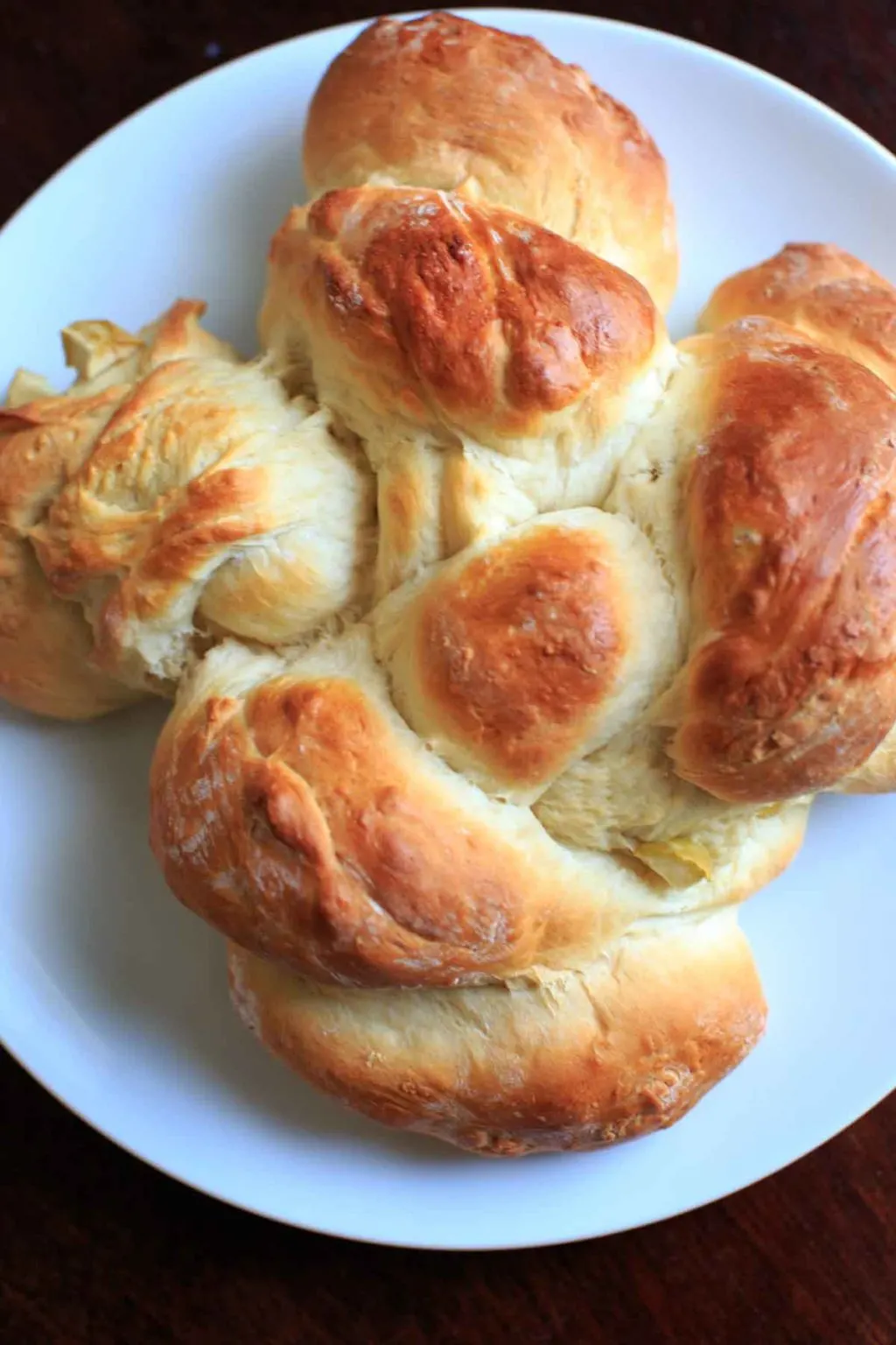 Honey Apple Challah Bread. A family favorite that is sweetened up with honey and apple chunks and braided together. Great for holidays!