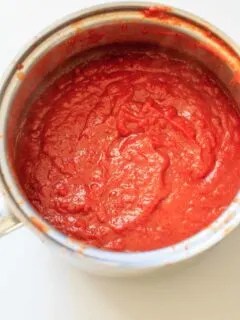 Homemade Enchilada Sauce. A 10 minute, easy recipe that you can customize with spices and tastes much better than store-bought cans.
