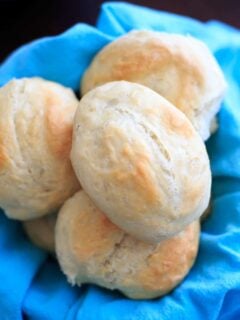 Mexican Bolillo Dinner Rolls - a mini baguette with a crunchy crust and a soft center.