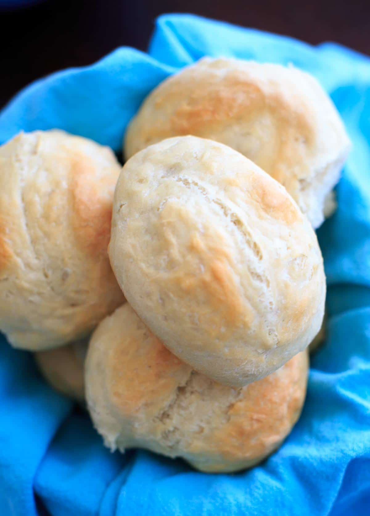 Mexican Bolillo Dinner Rolls - a mini baguette with a crunchy crust and a soft center.