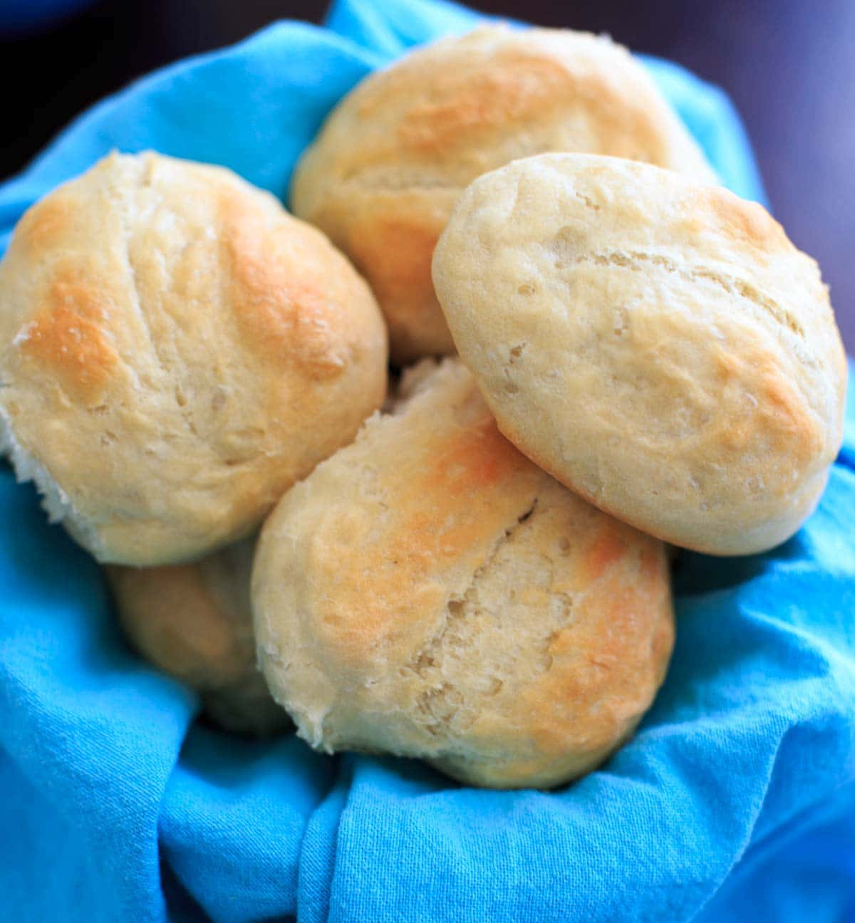 Mexican Bolillo Dinner Rolls - a mini baguette with a crunchy crust and a soft center.