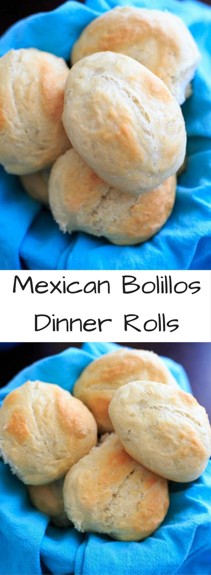 Mexican Bolillo Dinner Rolls easy yeast roll with cornstarch glaze