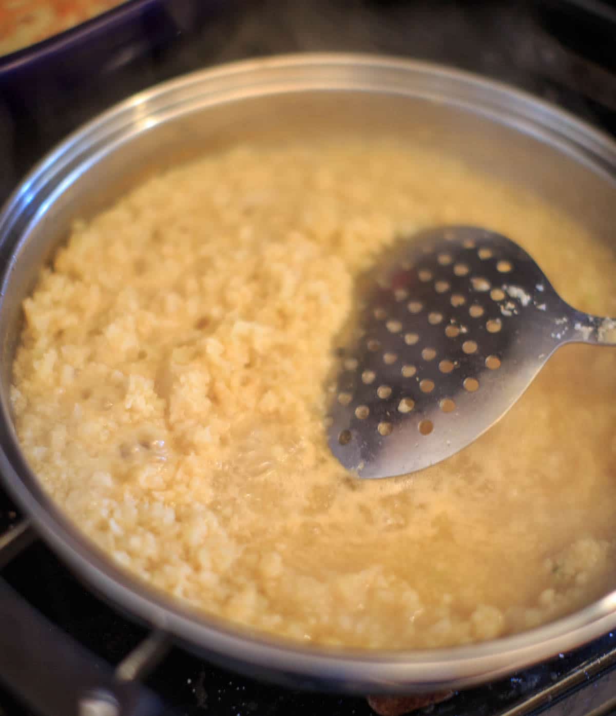 Spanish Cauliflower Rice - a grain-free substitute for Spanish rice that's quick and healthy. Vegan and gluten-free option.