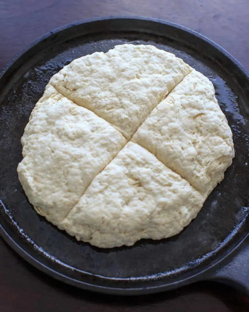 Traditional Irish Soda Bread recipe. Includes options for sweet and savory add-ins.