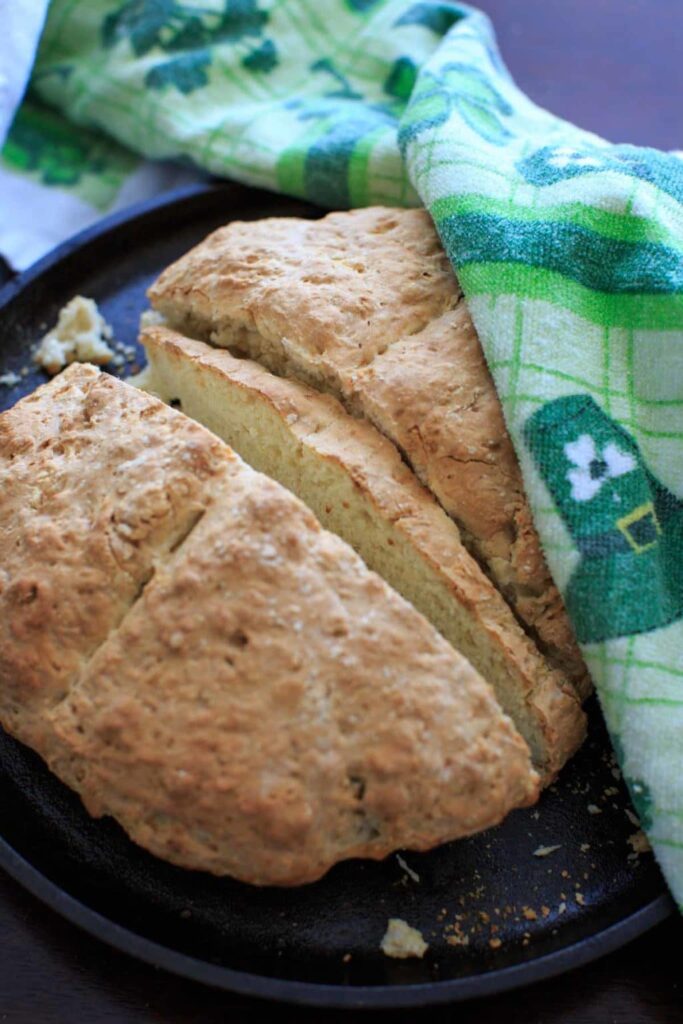 Traditional Irish Soda Bread recipe. Includes options for sweet and savory add-ins.