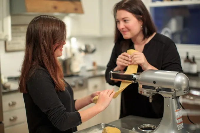Dinner Party: How to make your own pasta from scratch. 