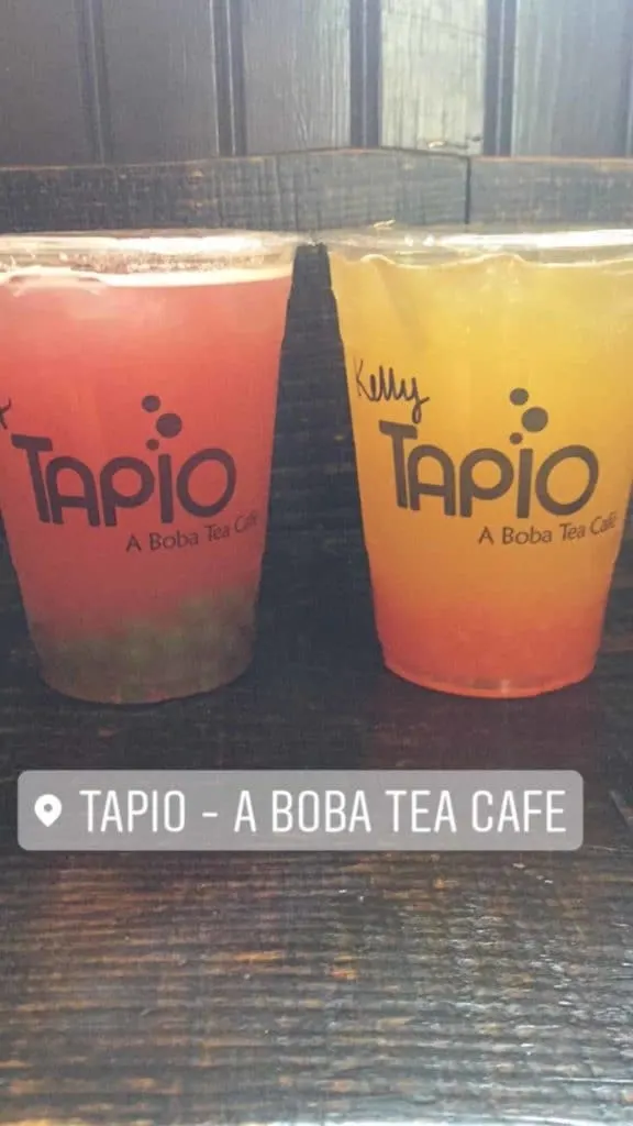 Boba/bubble tea from Tapio in Charleston, South Carolina 