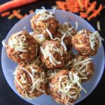 Vegan and gluten-free no-bake carrot cake energy bites. Quick easy snack that's healthy but tastes like dessert!