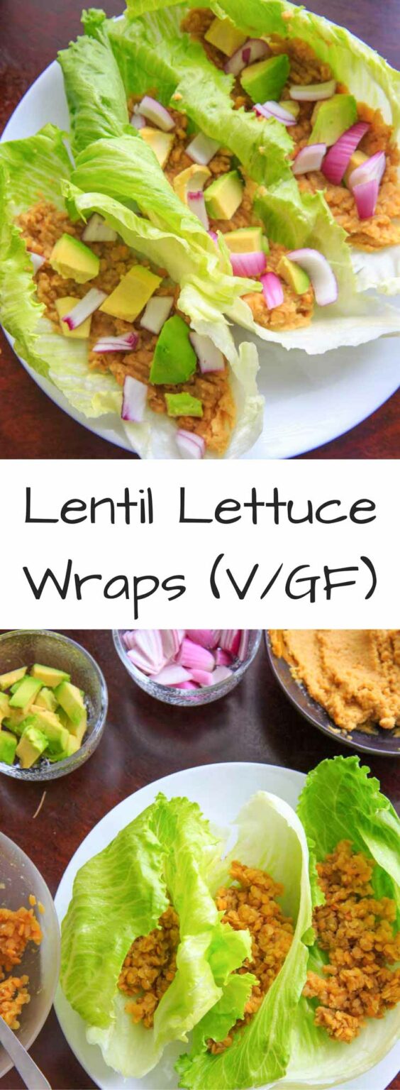 Lentil Lettuce Wraps with Lemon Garlic Hummus Trial and Eater